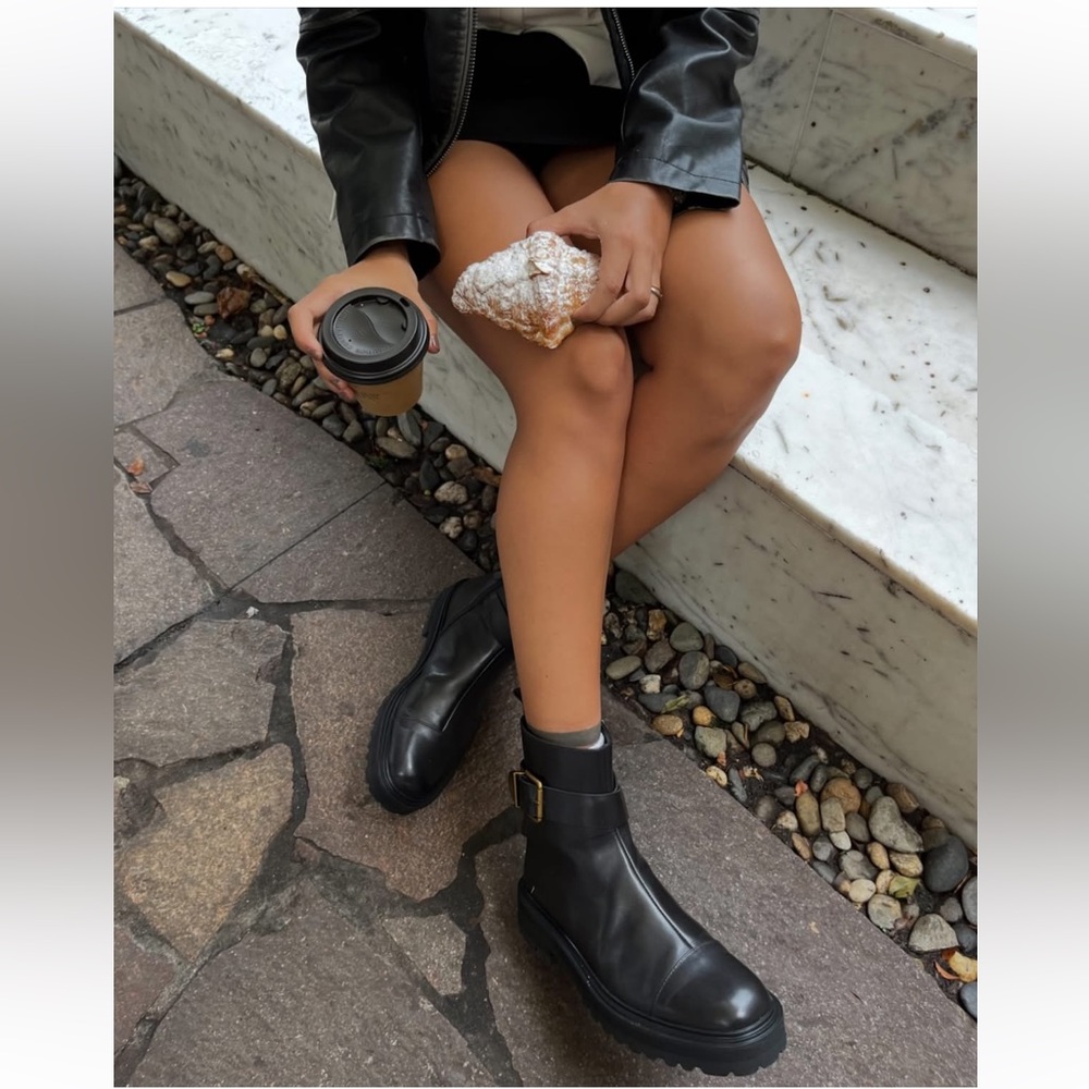 Alias Mae Black Leather Boots